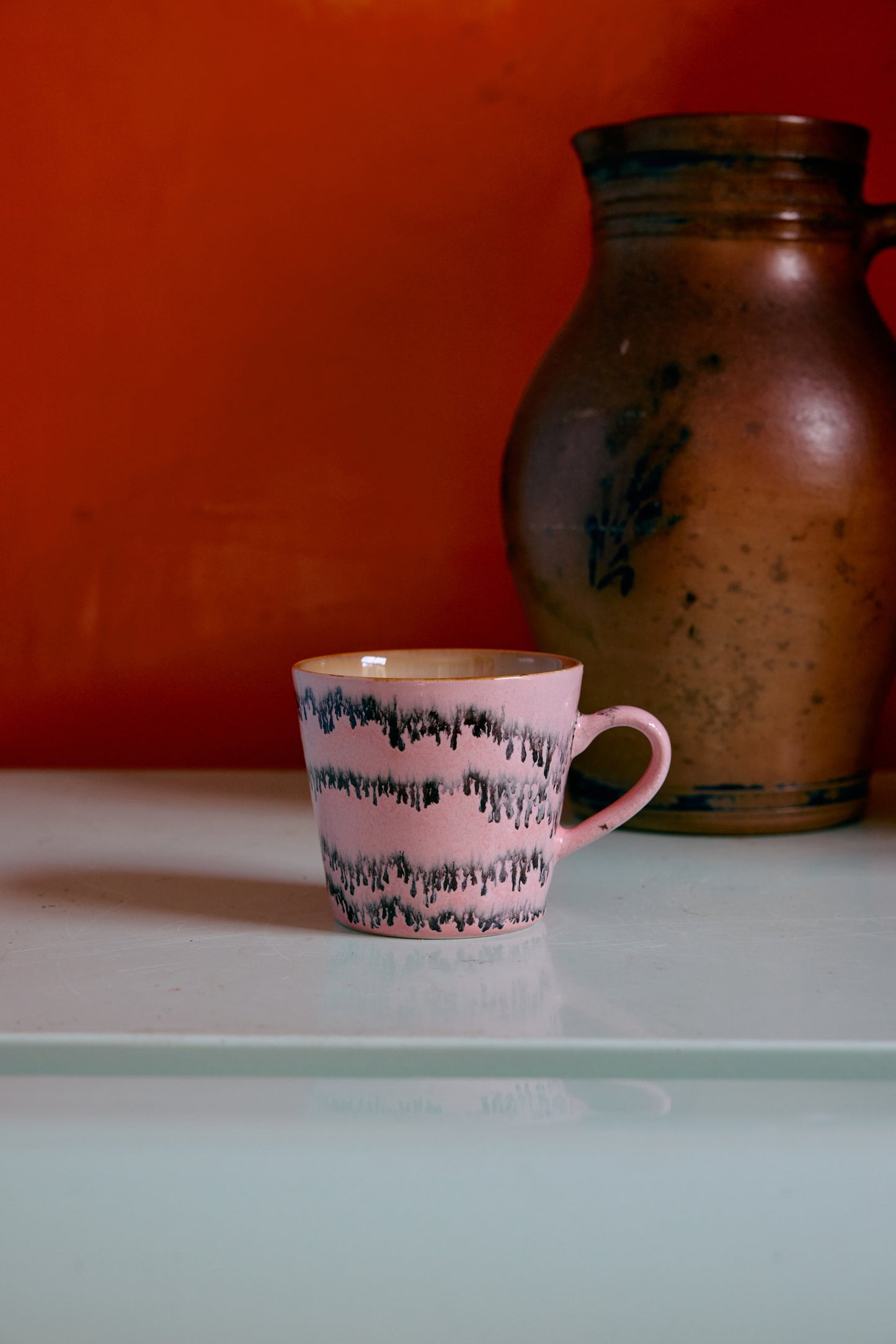 70s ceramics: Cappuccino Mug-bubble