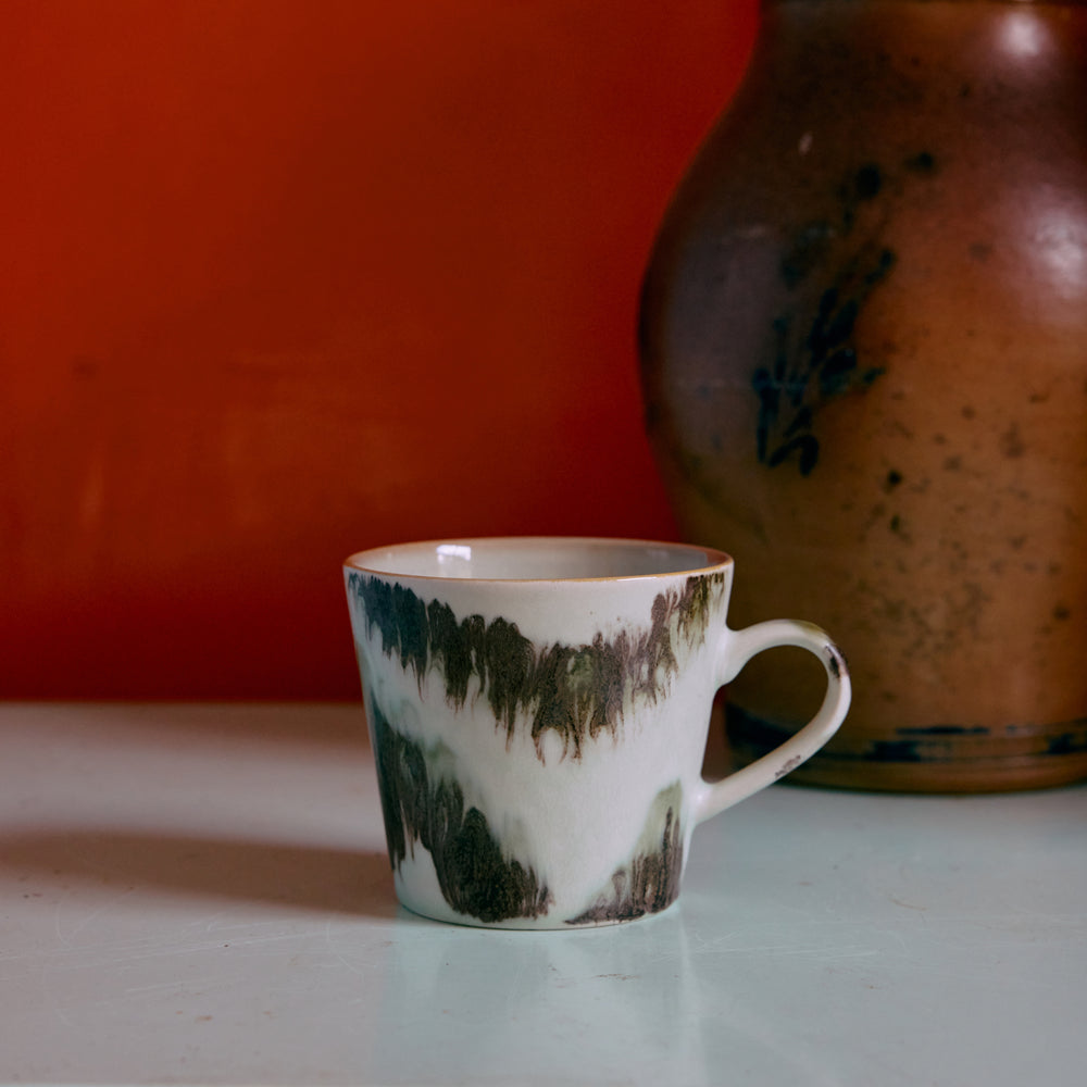 70s ceramics: Cappuccino Mug-tide
