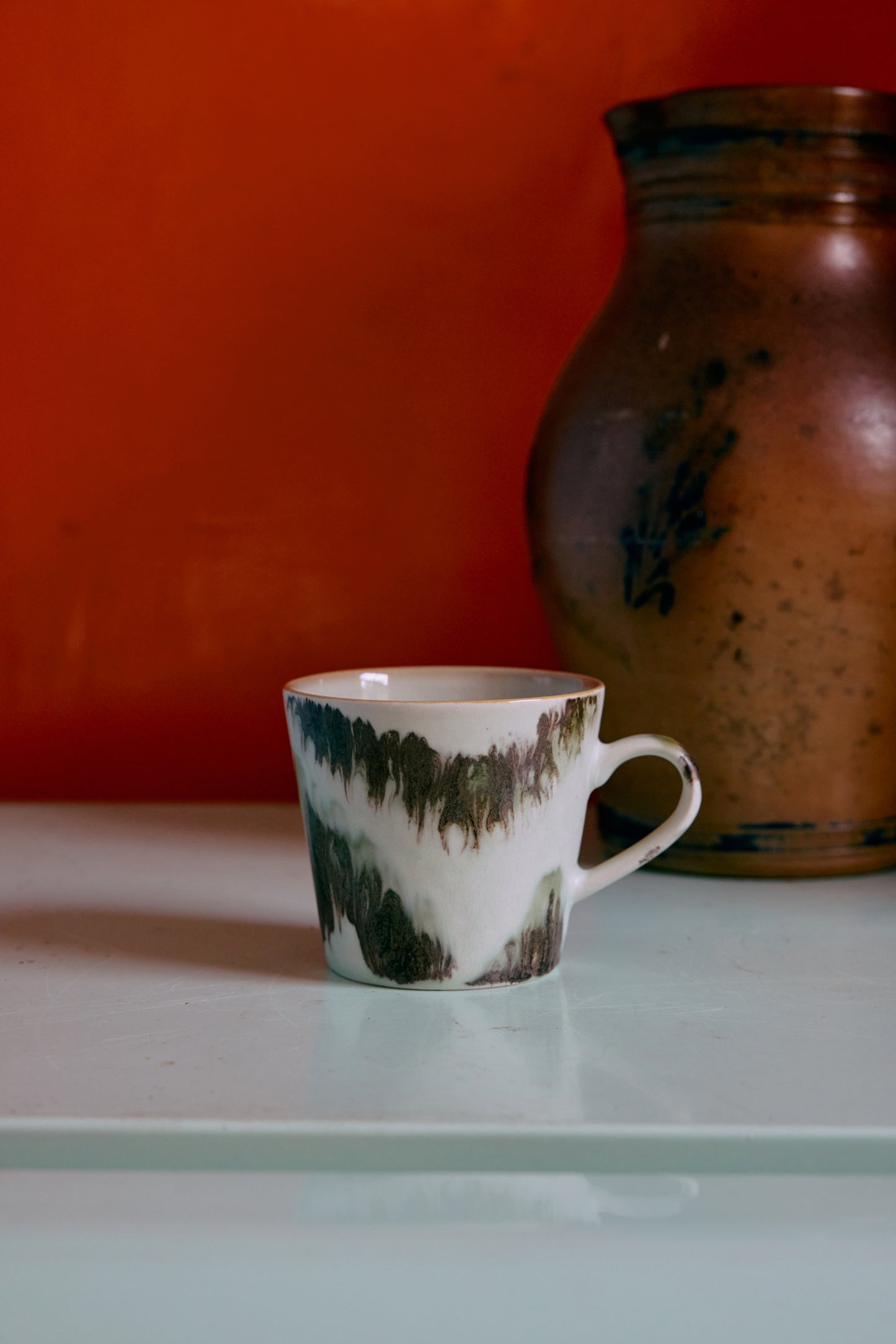 70s ceramics: Cappuccino Mug-tide