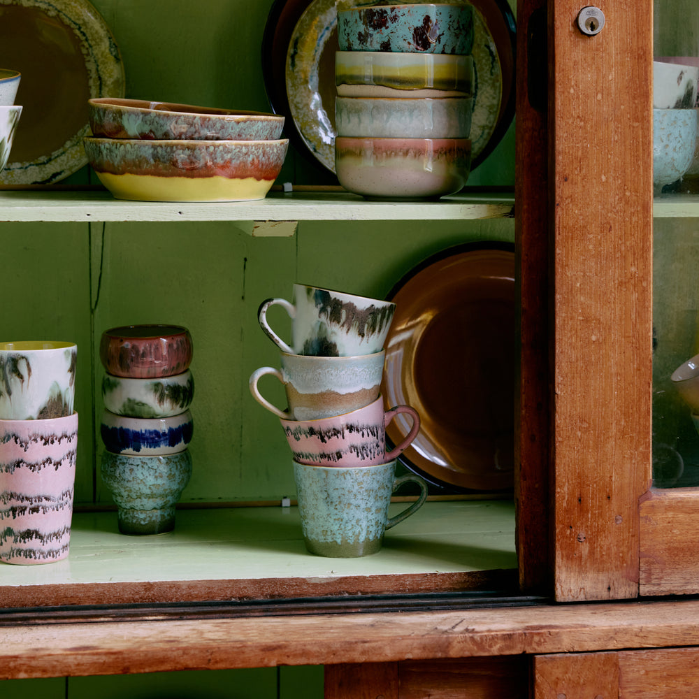 
                      
                        70s ceramics: Cappuccino Mug-verdigris
                      
                    