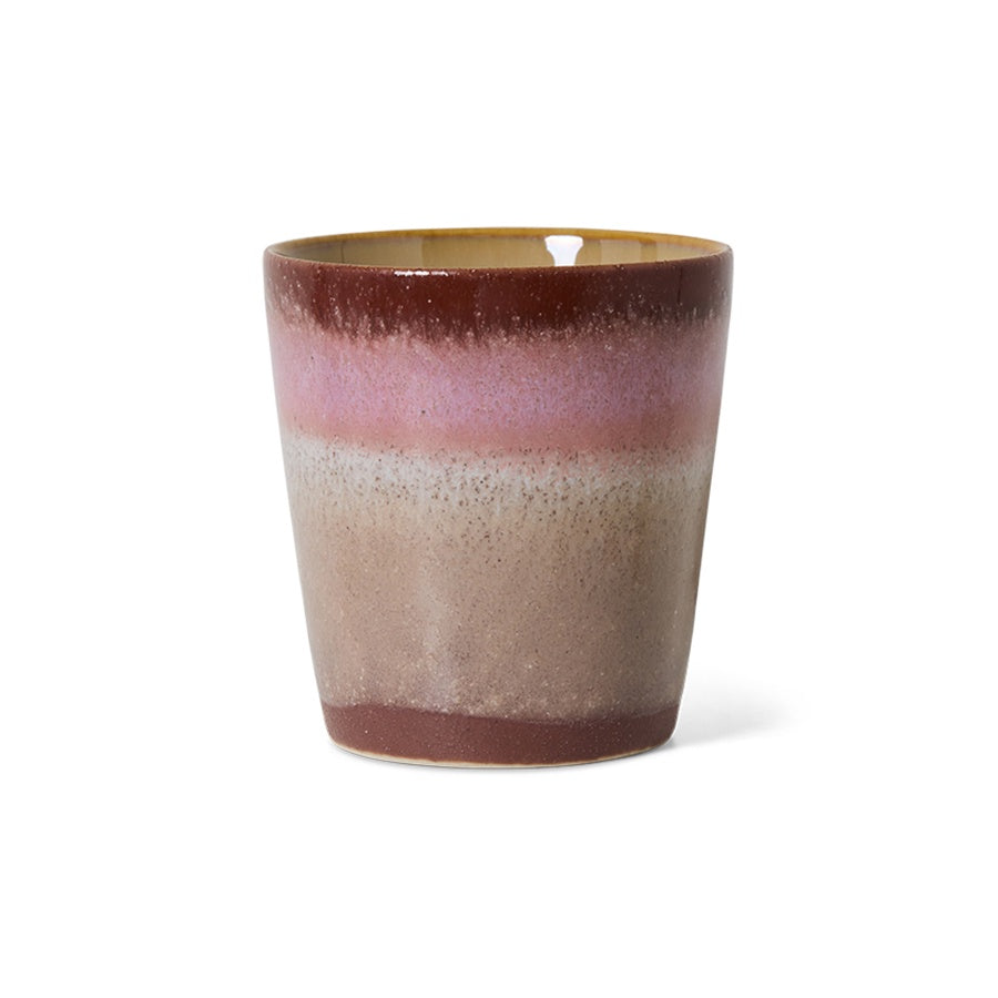 70s ceramics: Coffee Mug-bloom