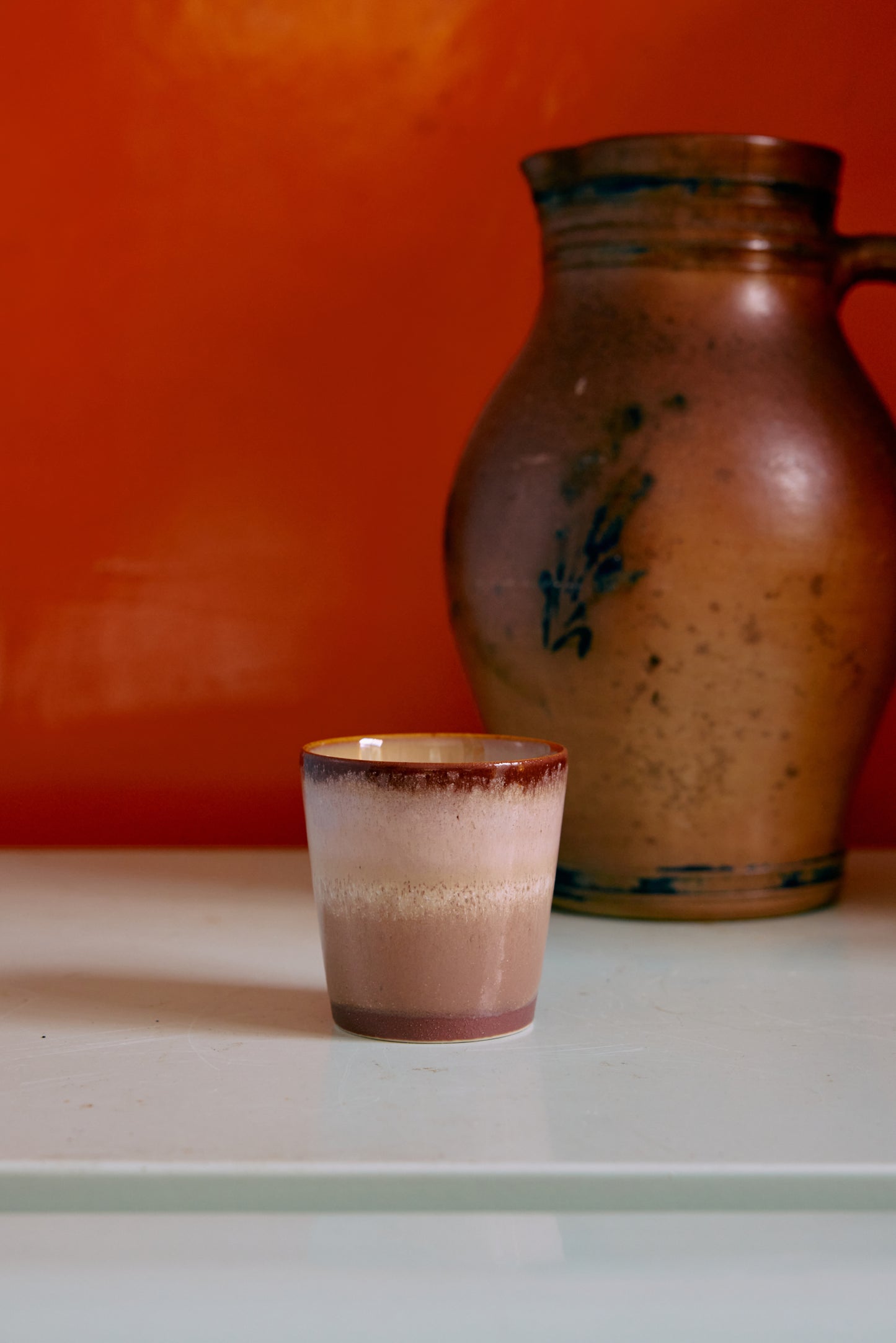 70s ceramics: Coffee Mug-bloom