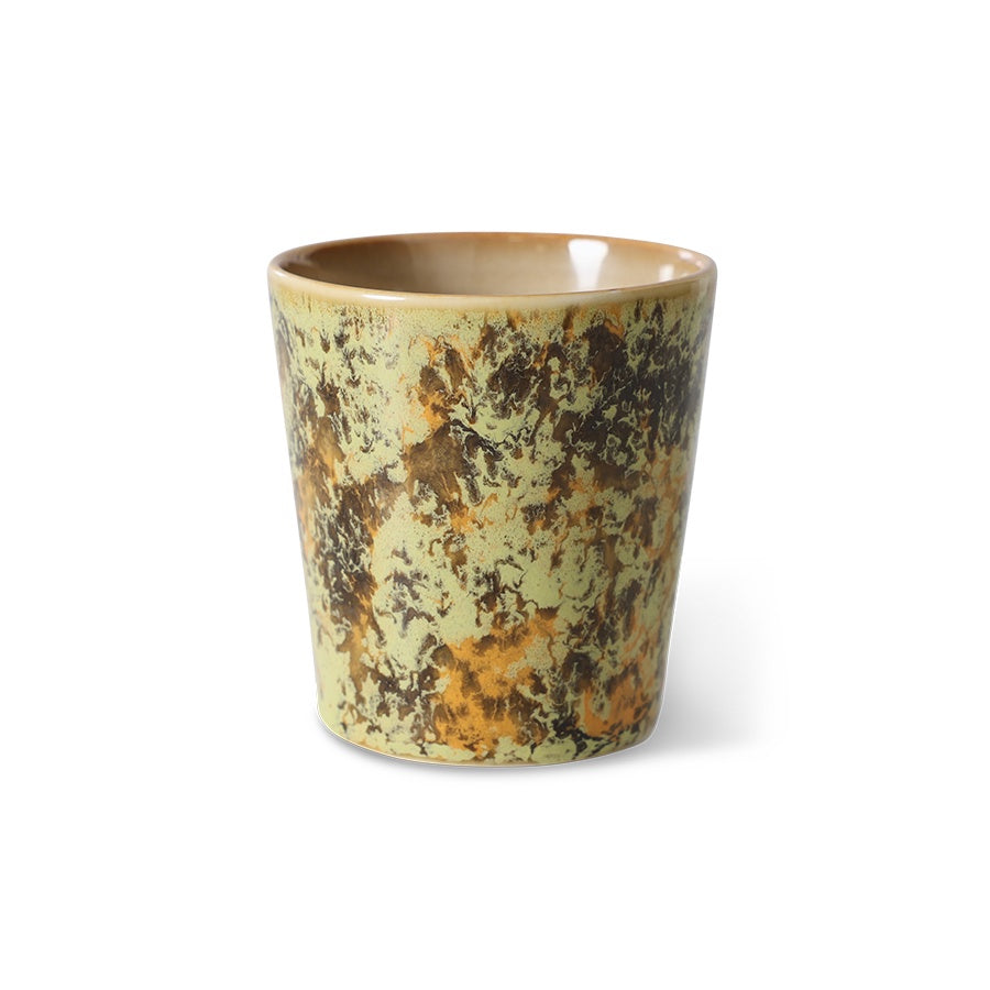 70s ceramics: Coffee Mug-fjord