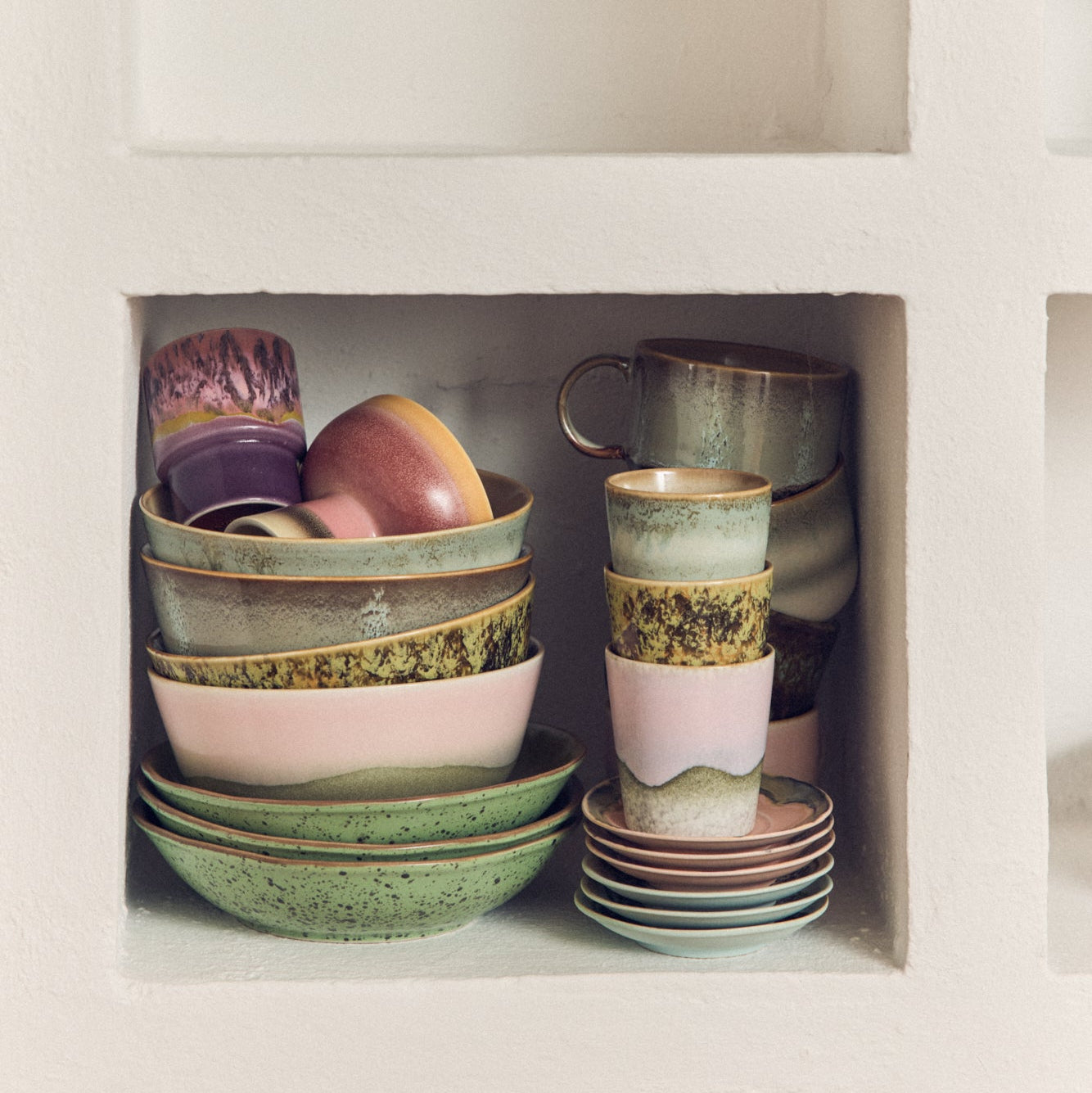 70s ceramics: Coffee Mug-fjord