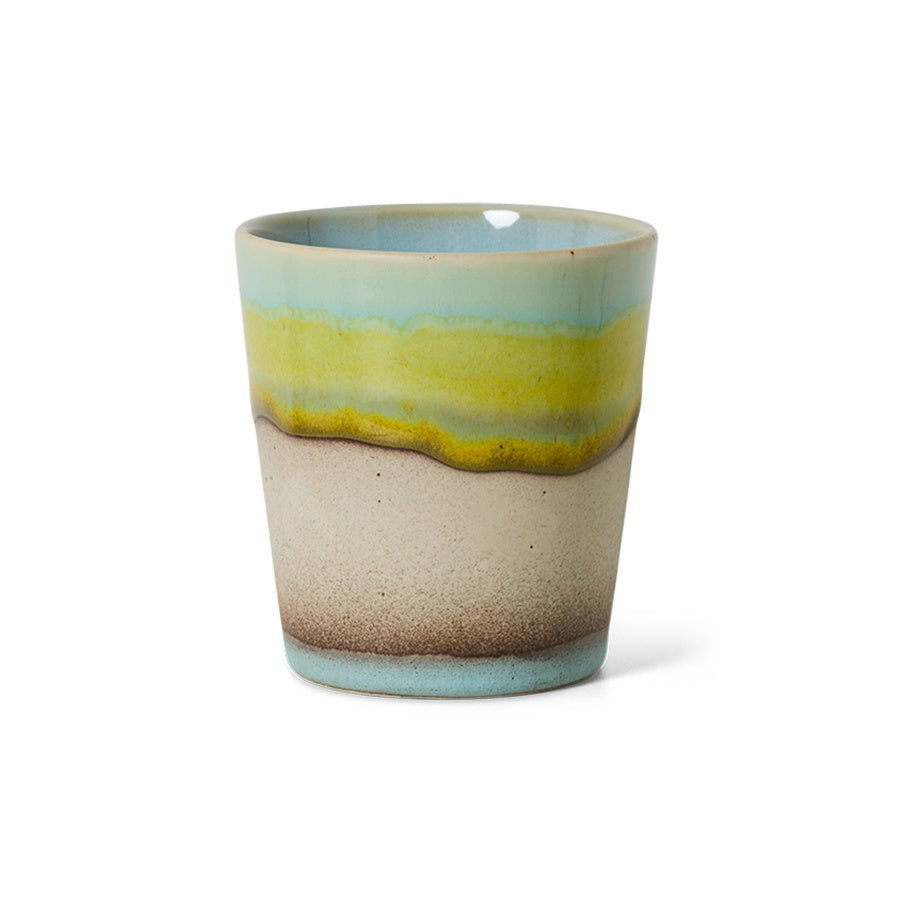 70s ceramics: Coffee Mug-glint