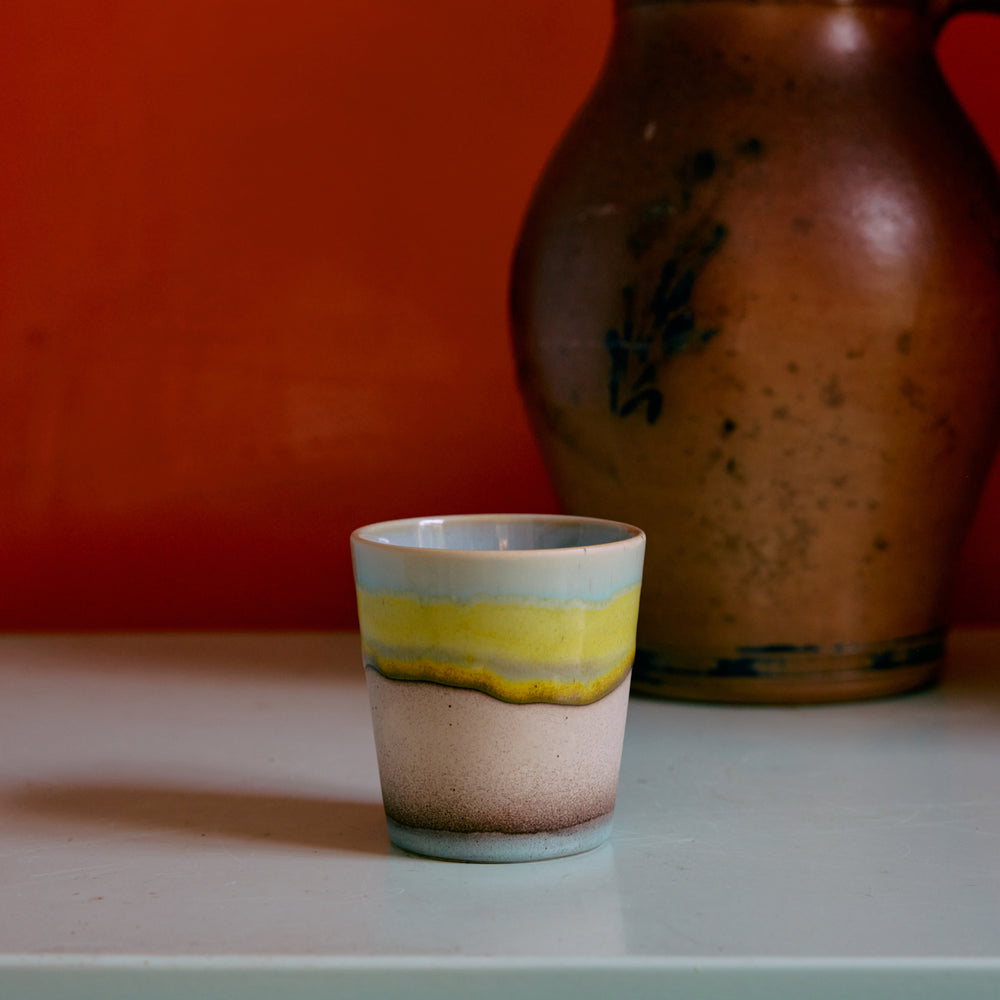 70s ceramics: Coffee Mug-glint