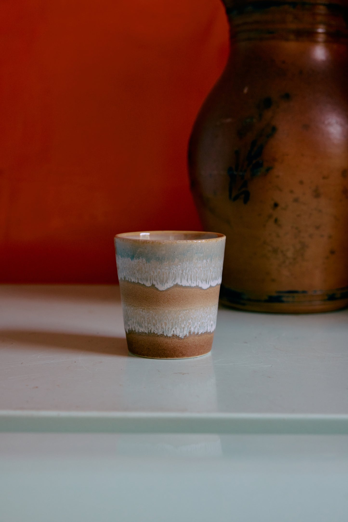 70s ceramics: Coffee Mug-skyline