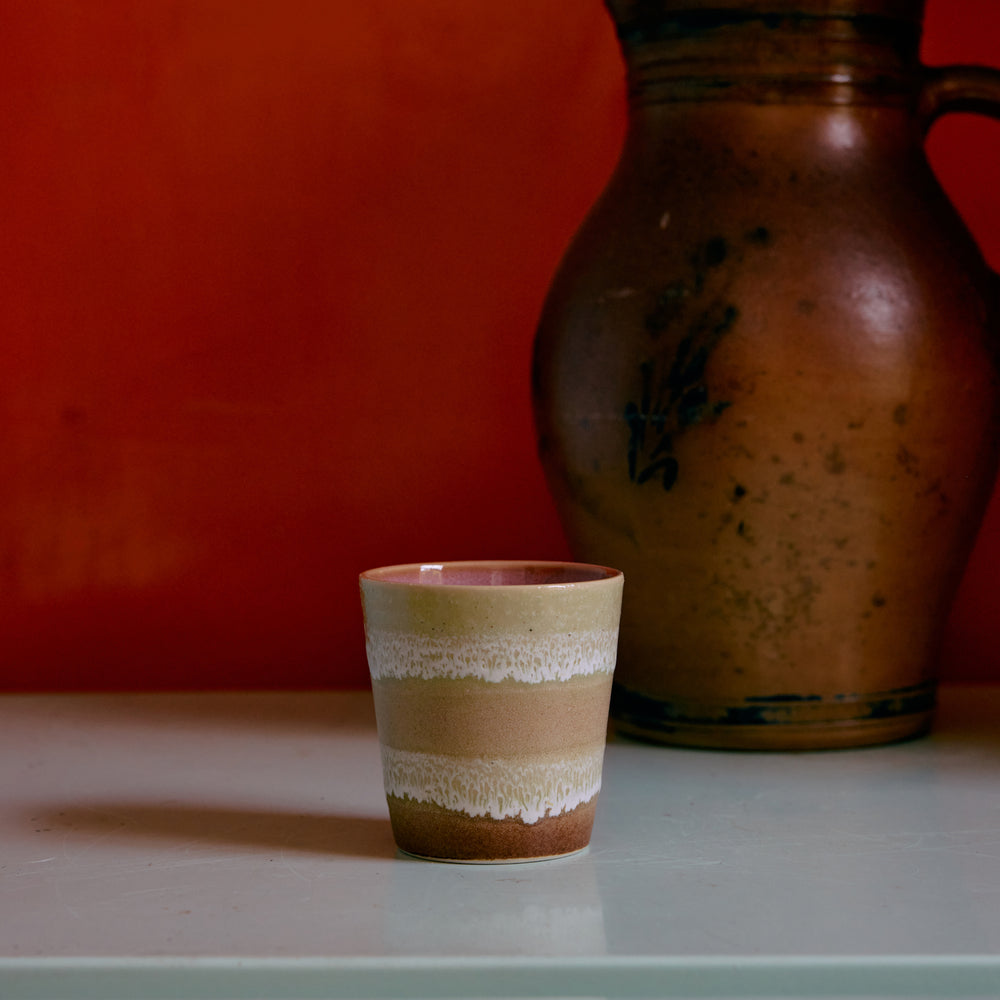 70s ceramics: Coffee Mug-umber