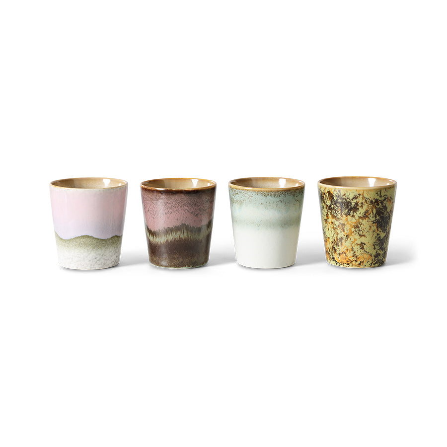 
                      
                        70s ceramics: Coffee Mugs (set of 4) Serendipity-mix
                      
                    