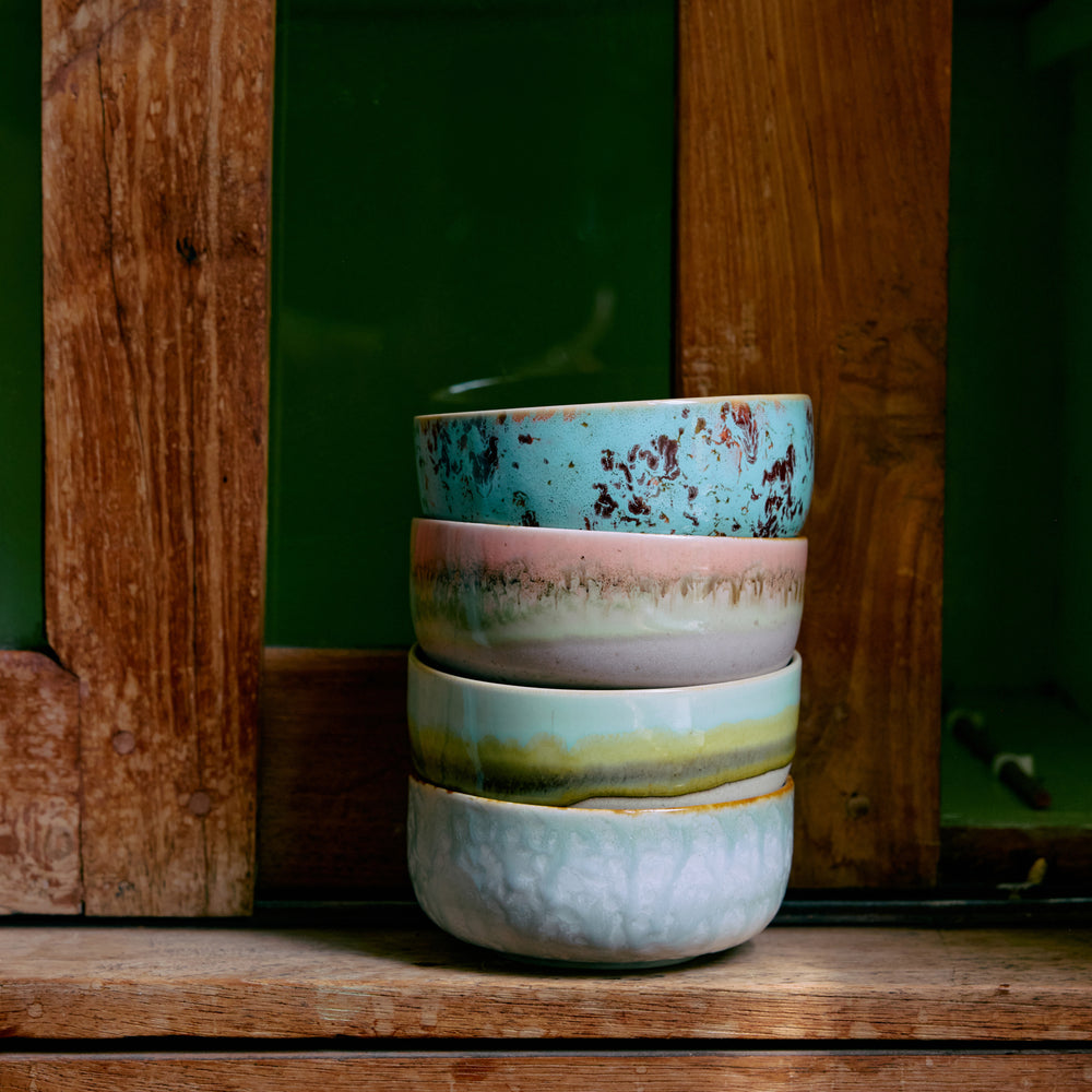 
                      
                        70s ceramics: Dessert Bowls (set of 4) Impression-mix
                      
                    