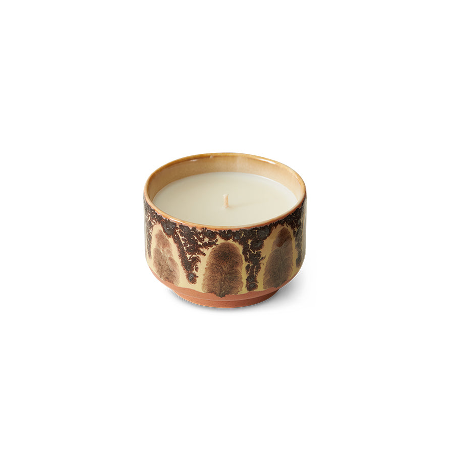 70s ceramics Geurkaars Small 'Kyoto'-brown/beige