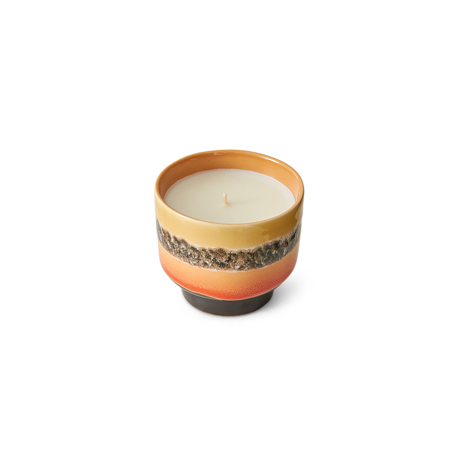 70s ceramics Geurkaars Small 'Tulum'-orange