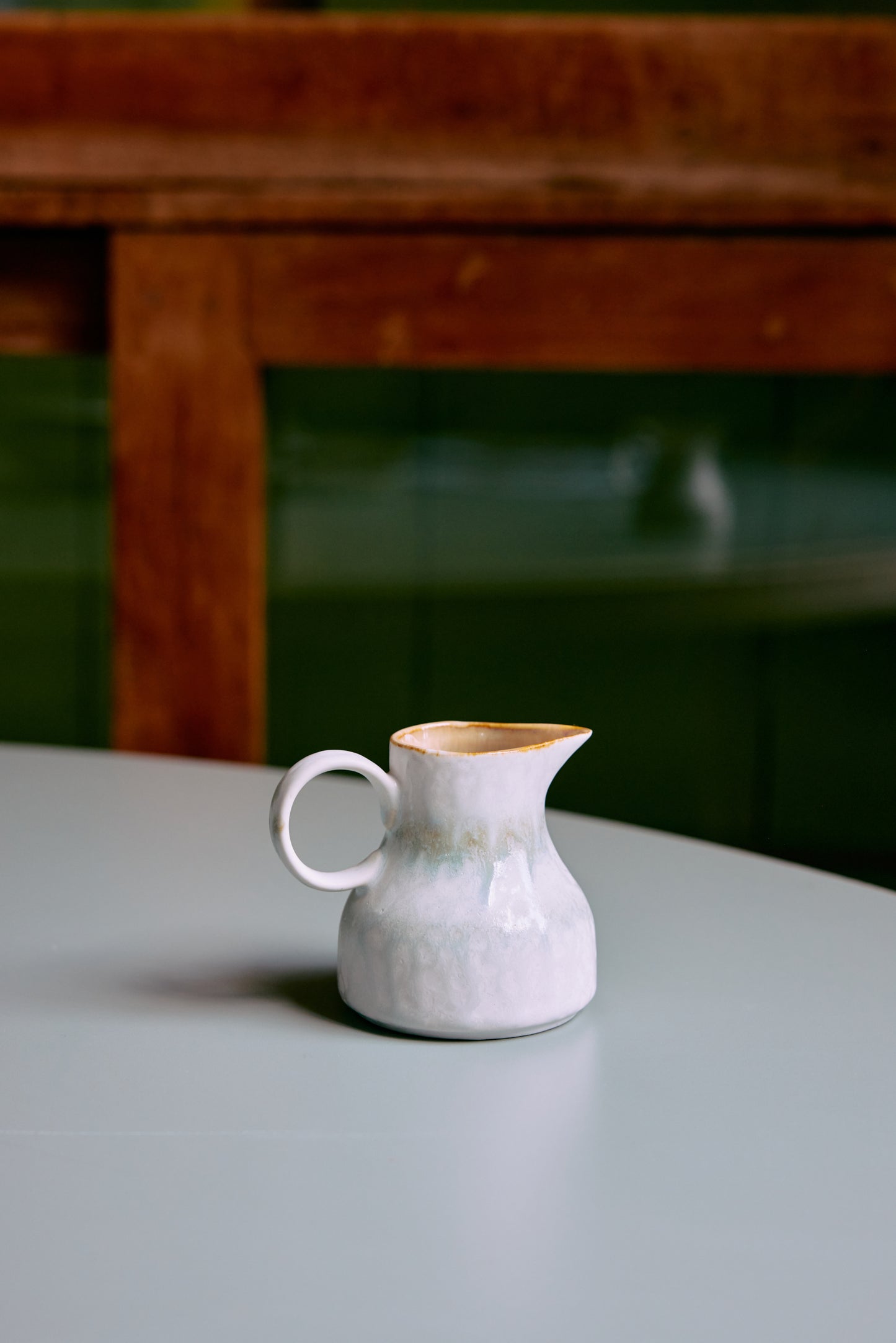 70s ceramics NEW: Milk Jug Petal-multi