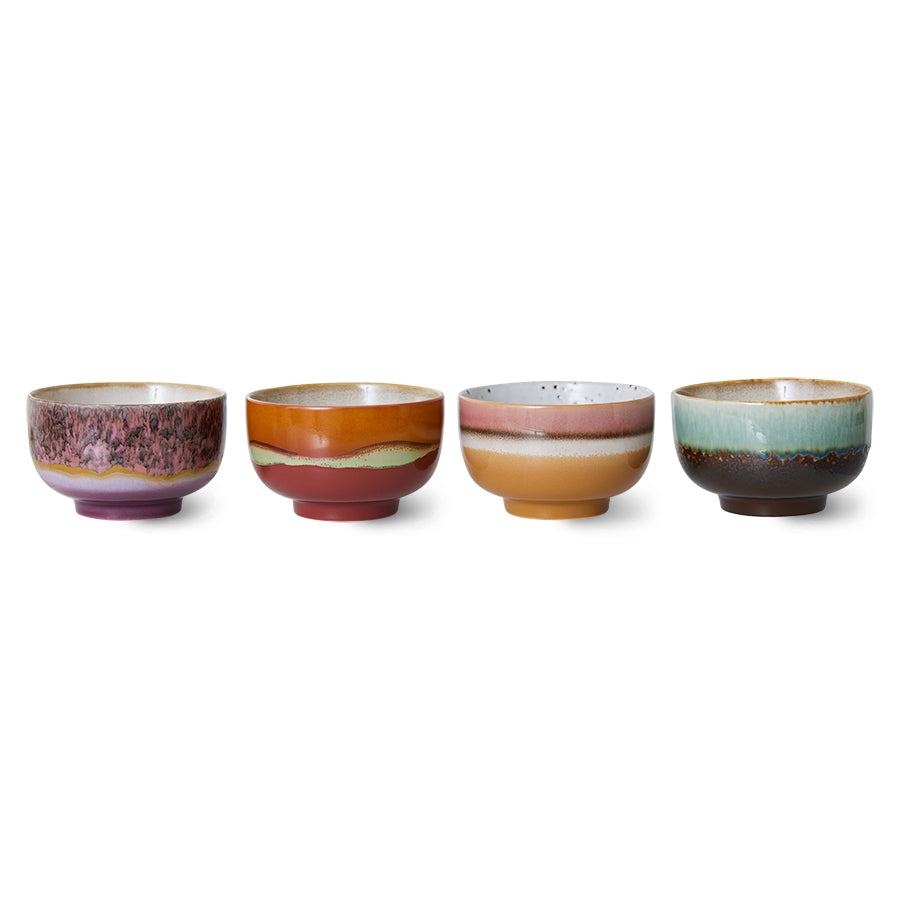 
                      
                        70s ceramics: Noodle Bowls (set of 4) Geyser-mix
                      
                    