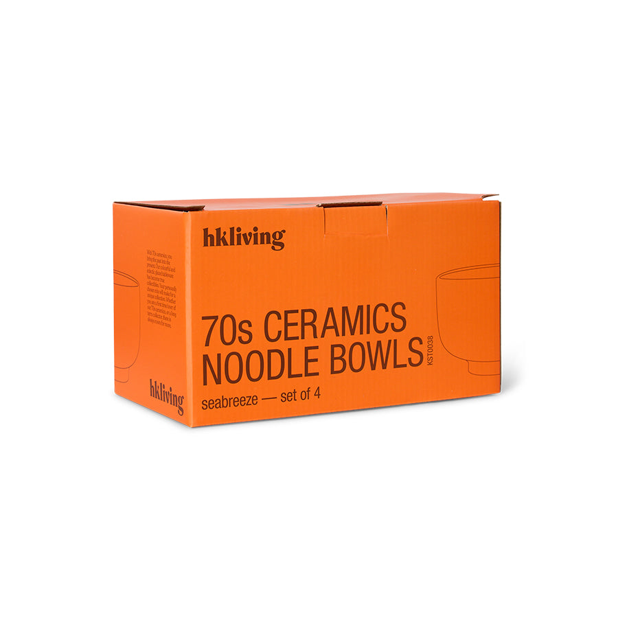 
                      
                        70s ceramics: Noodle Bowls (set of 4) Seabreeze-mix
                      
                    