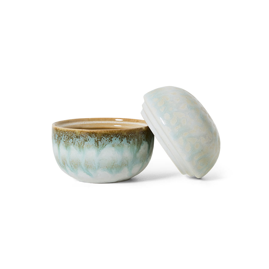 
                      
                        70s ceramics NEW: Sugar Pot Petal-multi
                      
                    