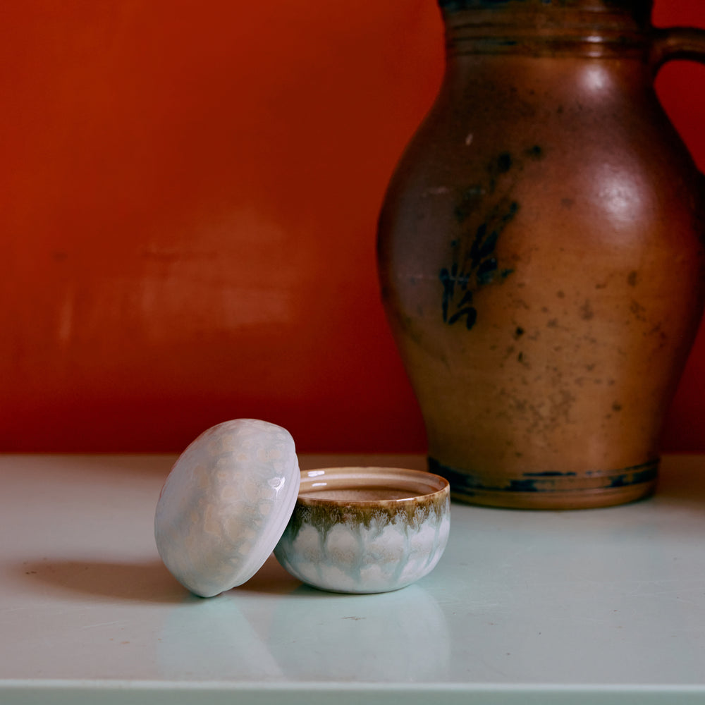 
                      
                        70s ceramics NEW: Sugar Pot Petal-multi
                      
                    