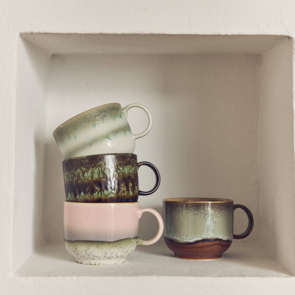
                      
                        70s ceramics: Tea Cups (set of 2) Nova-mixed
                      
                    