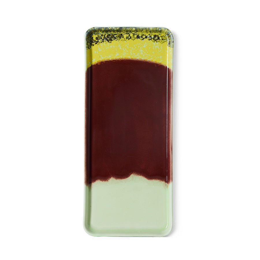 70s ceramics: Tray Cake-cherry