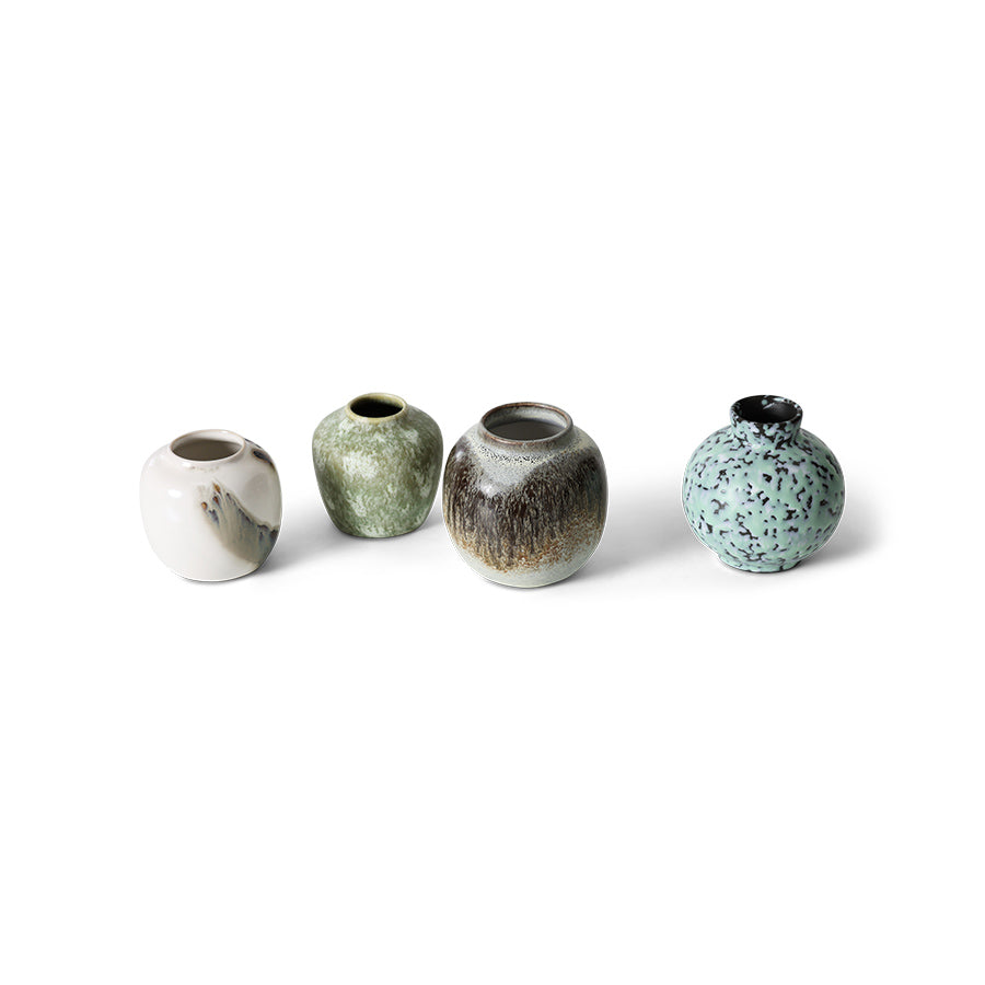 
                      
                        70s ceramics: Vases Small (set of 4)-canyon
                      
                    
