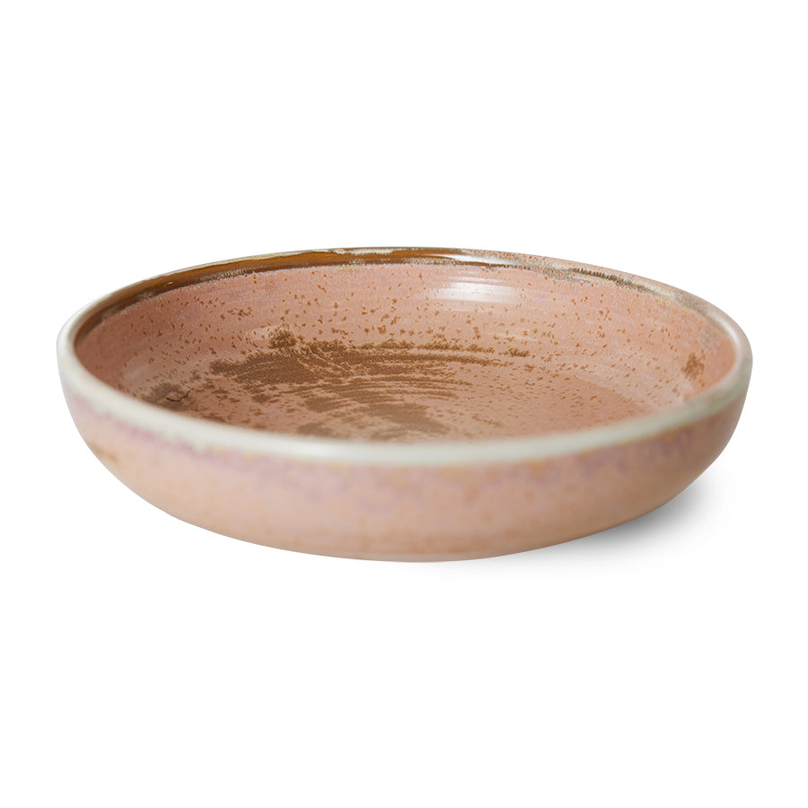 Chef ceramics: Deep plate L-rustic pink