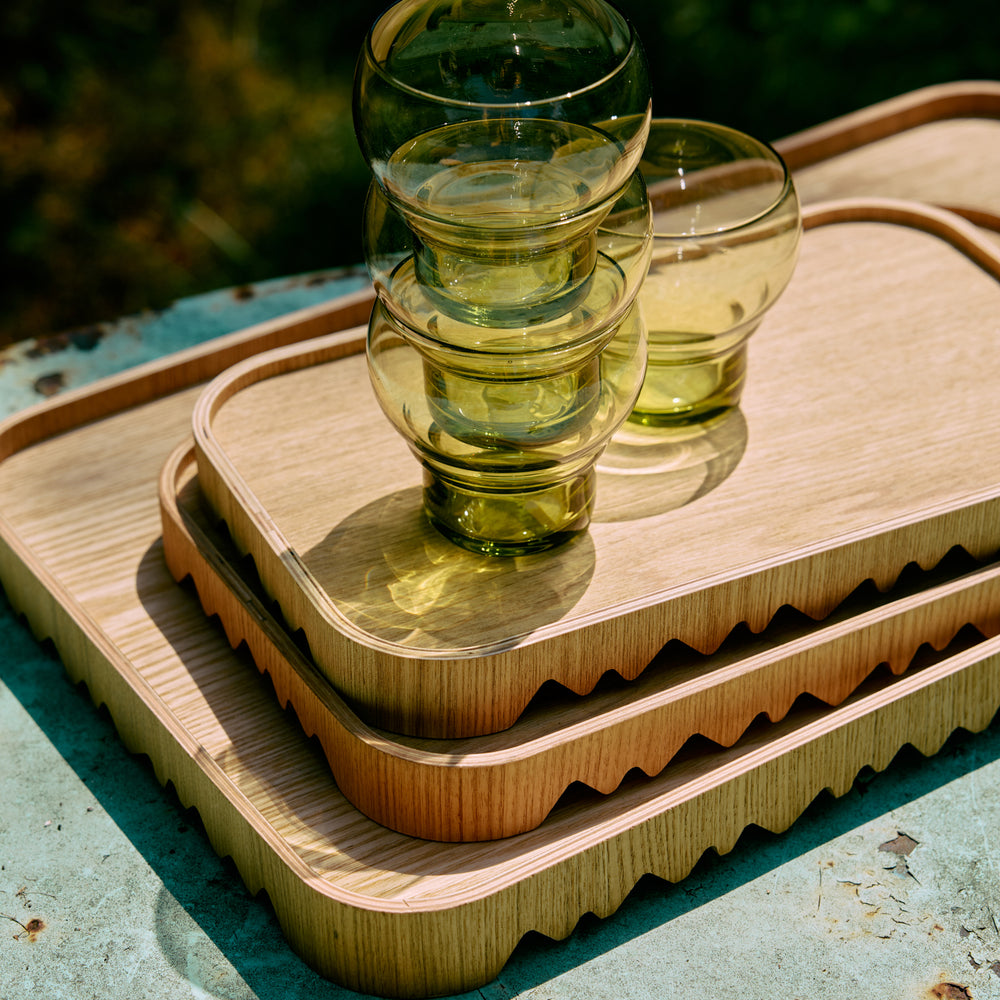 Dienblad Serving Tray M-natural wood