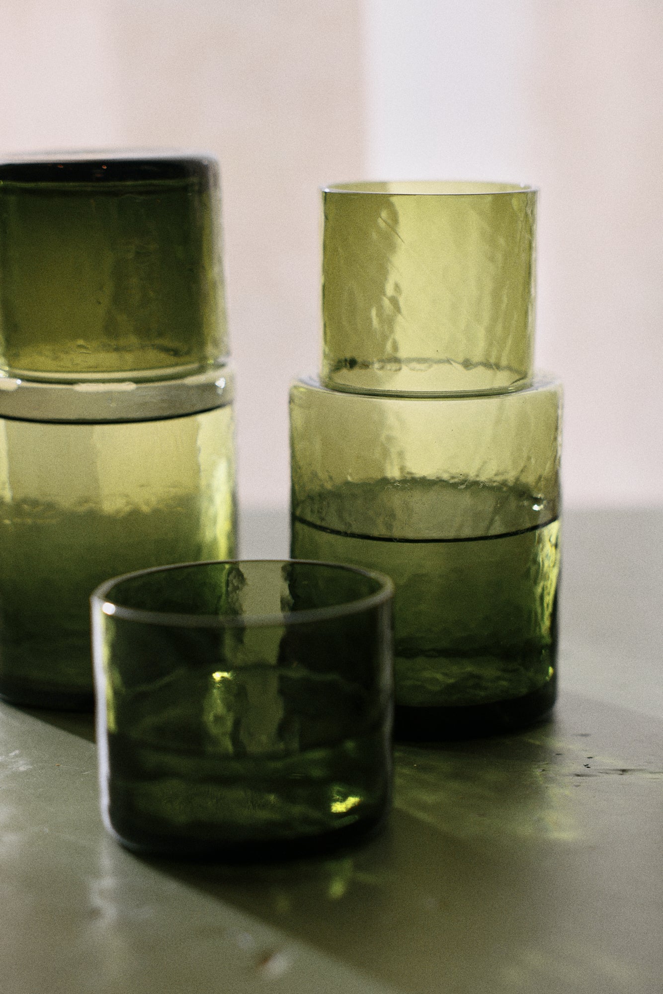Tube Carafe-Olive
