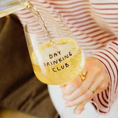 Wijnglas 'Day Drinking Club'-53 cl