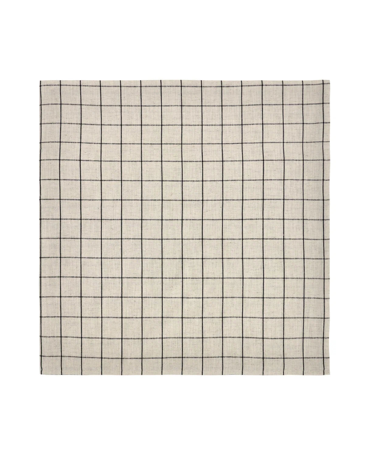 Tafelkleed Checkered HDjoin rond 150cm-naturel/black