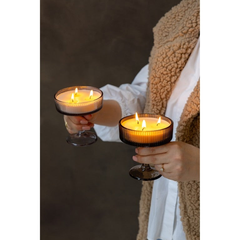 Kaars Cocktailglas-smoke