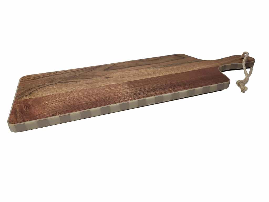 Bits & Bites Serveerplank Vinz Hout Large-taupe