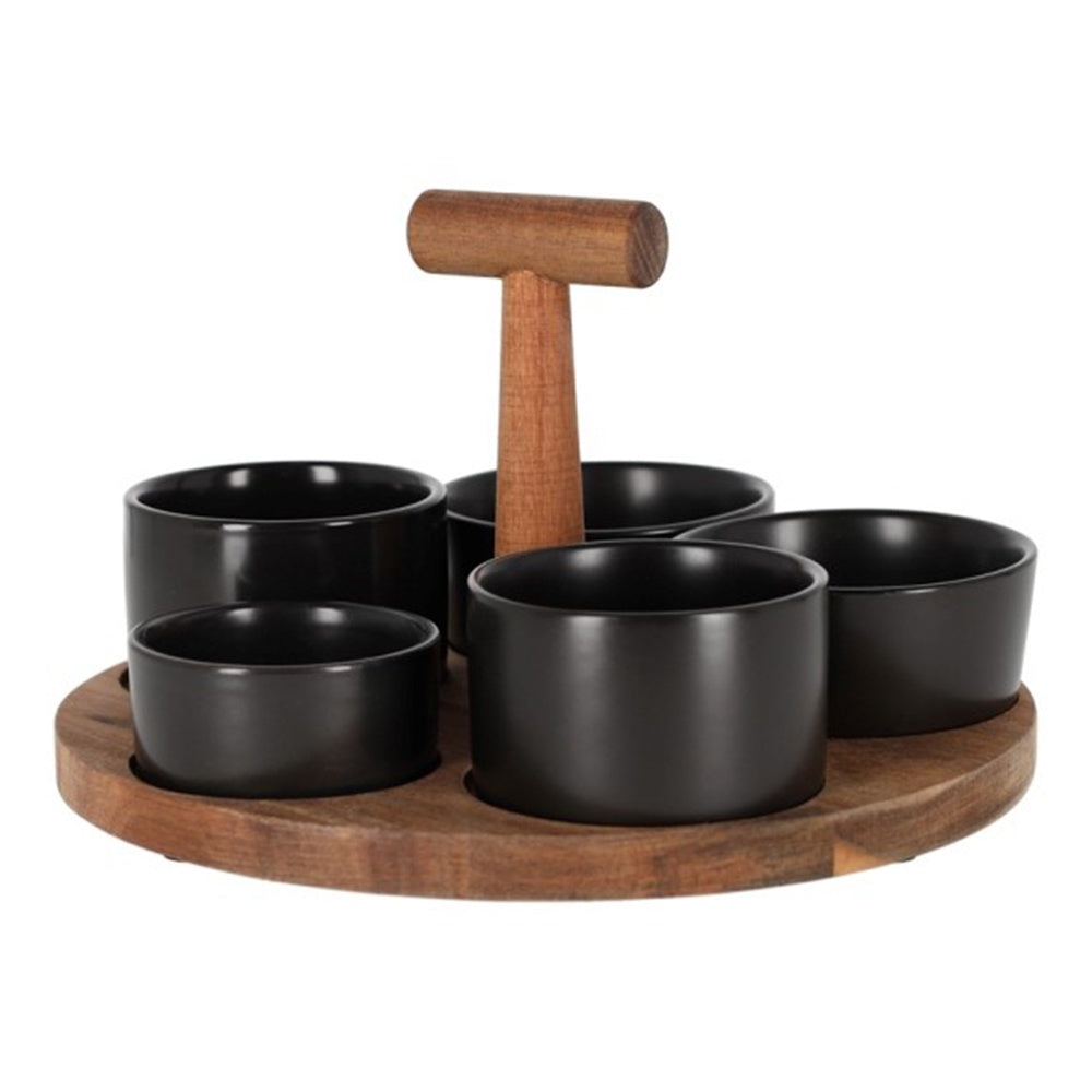 Bits & Bites Serveerplateau Bo Large-zwart