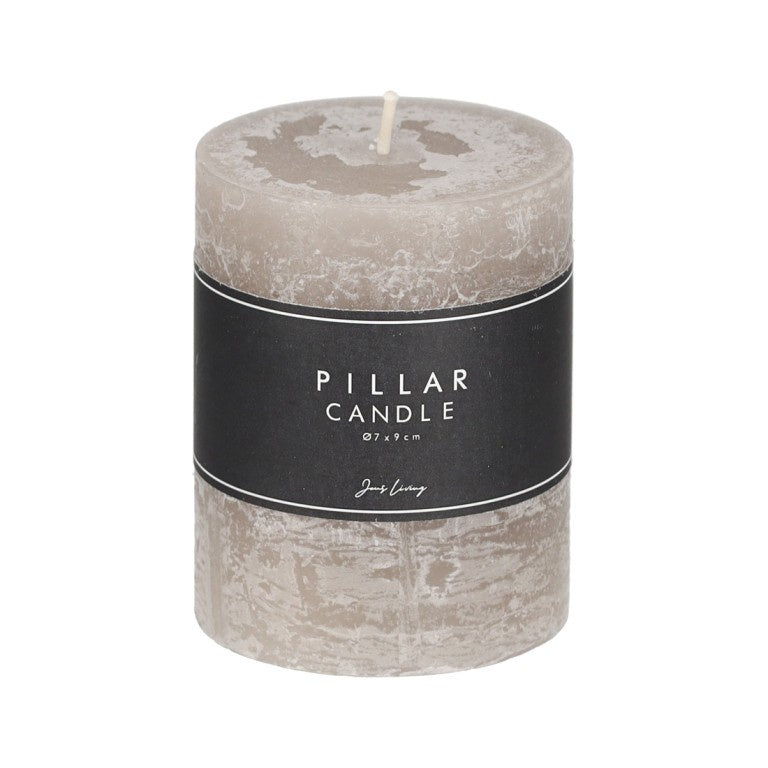 Stompkaars Pillar 7x9cm-taupe