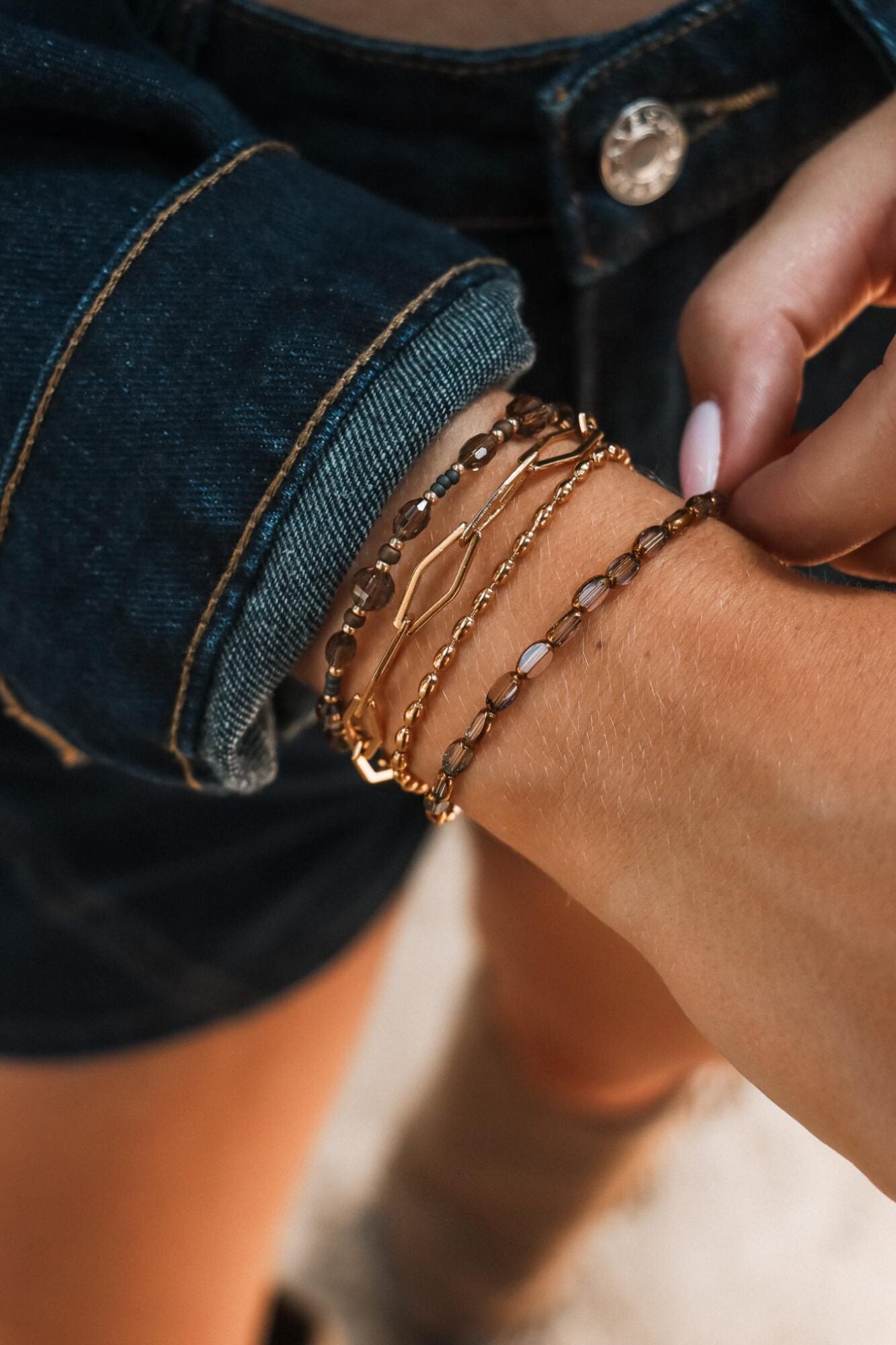 Armband Bones-gold