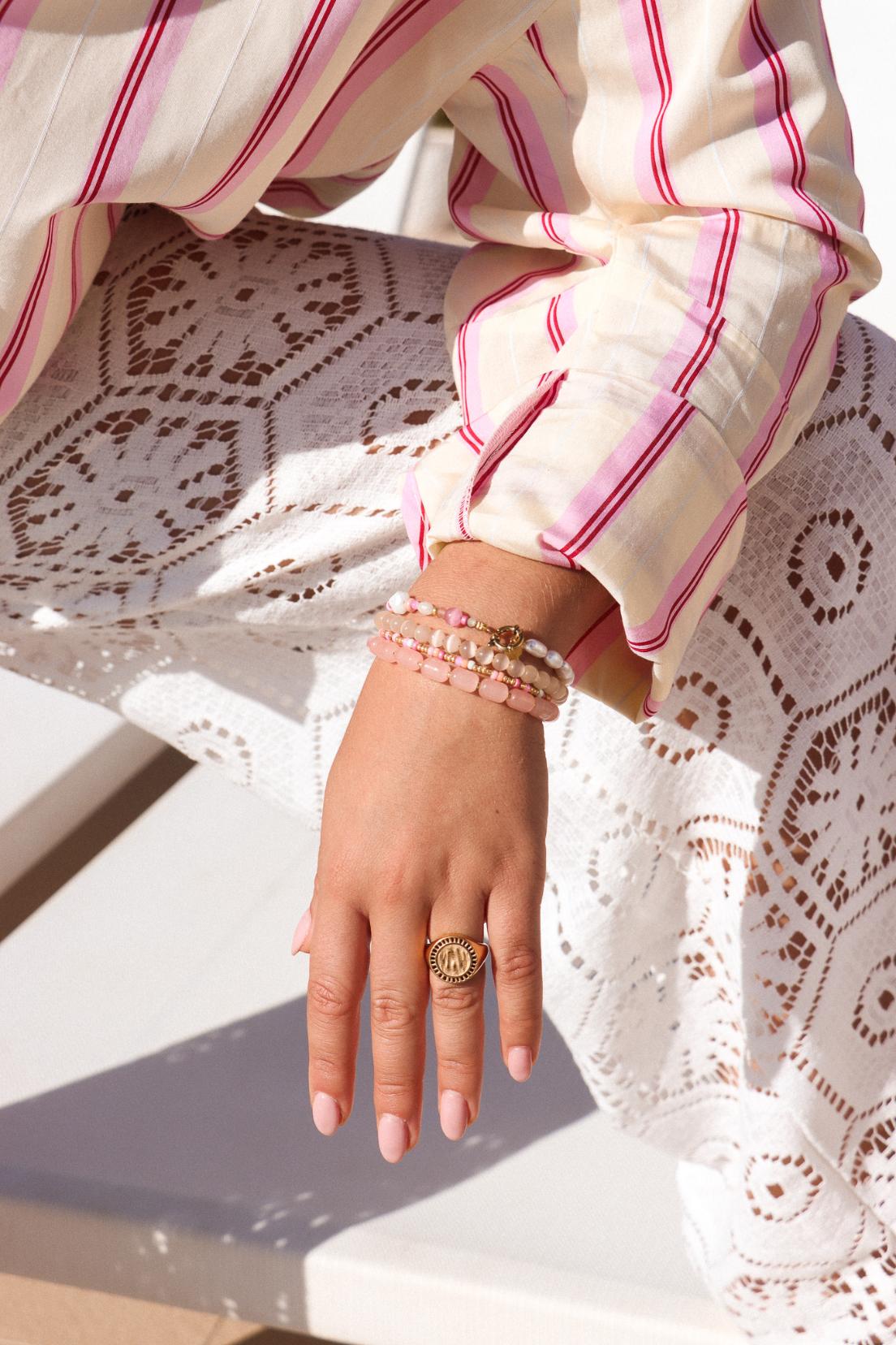 Armband Colorful rainbow-gold