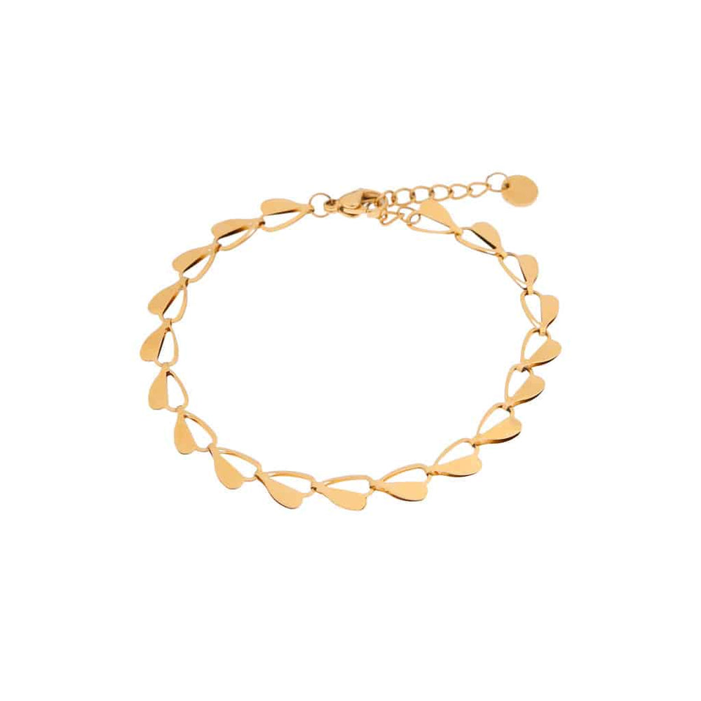 
                      
                        Armband Half Heart-gold
                      
                    