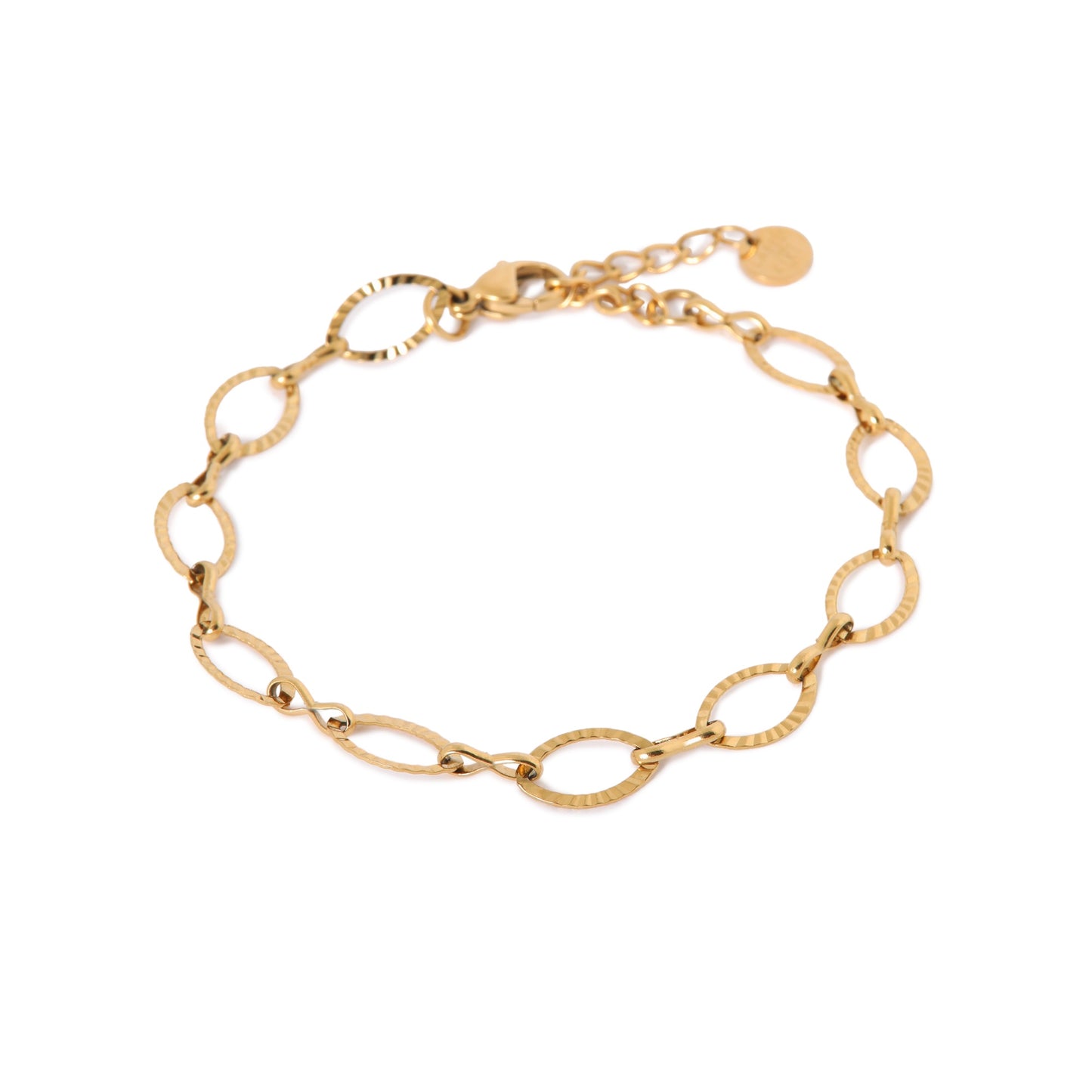 Armband Oval Line-gold