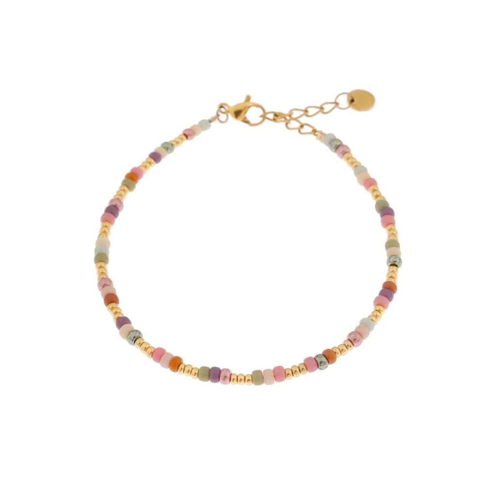Armband Pastello Rainbow-gold