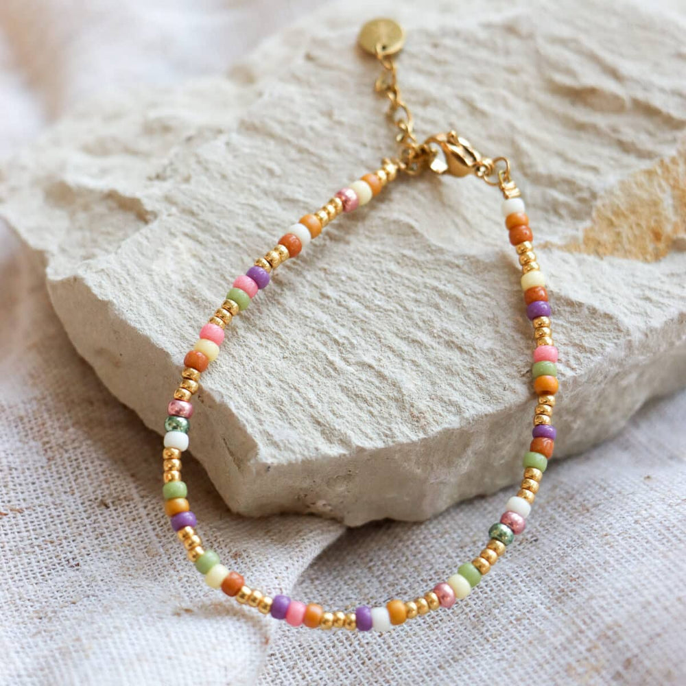 
                      
                        Armband Pastello Rainbow-gold
                      
                    