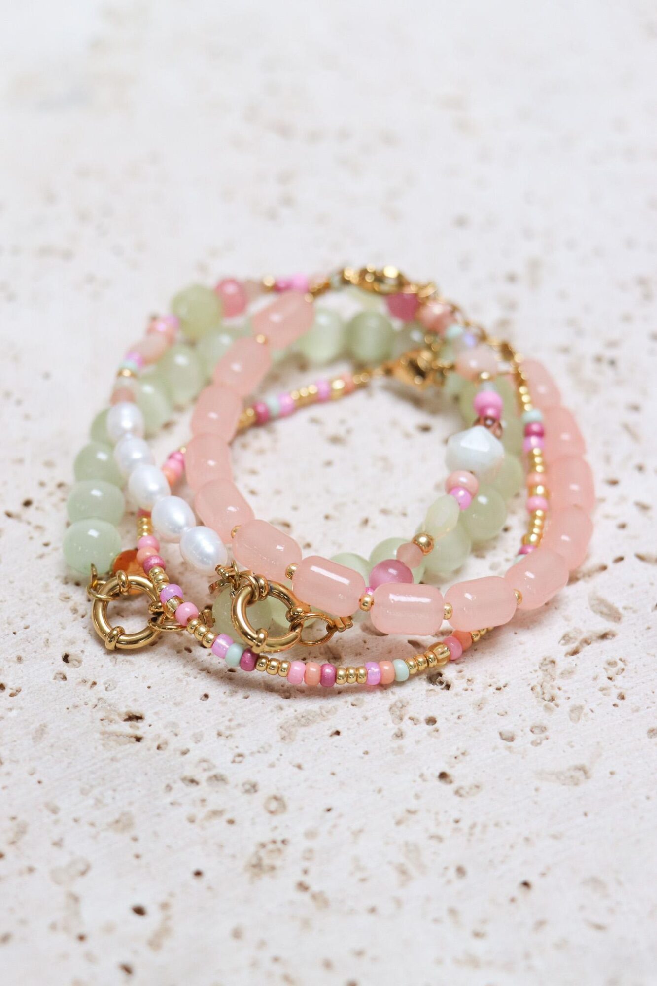 Armband Peachy Beads-gold