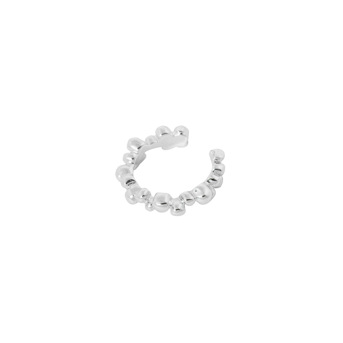 Earcuff Bubble-silver