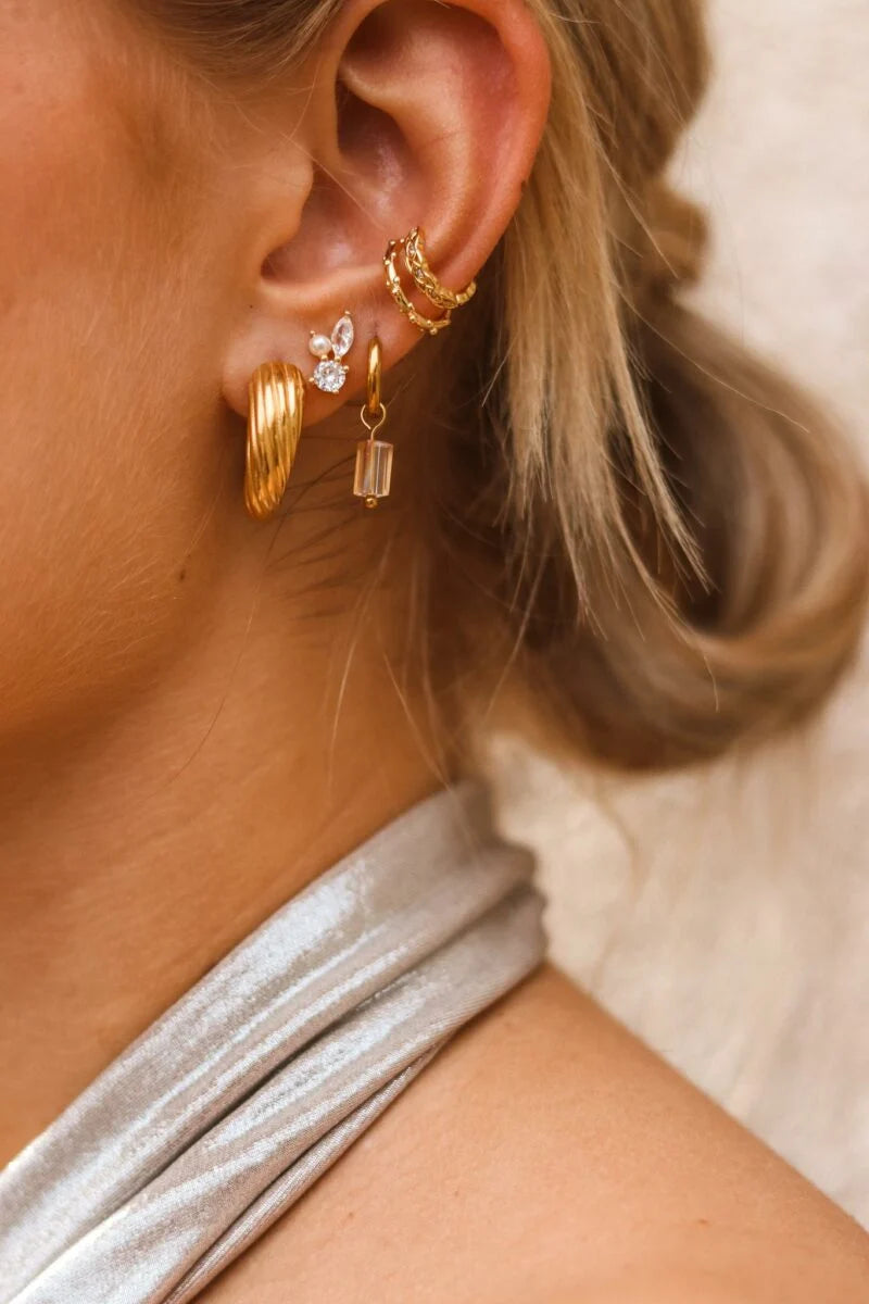 Earcuff Dottie-gold