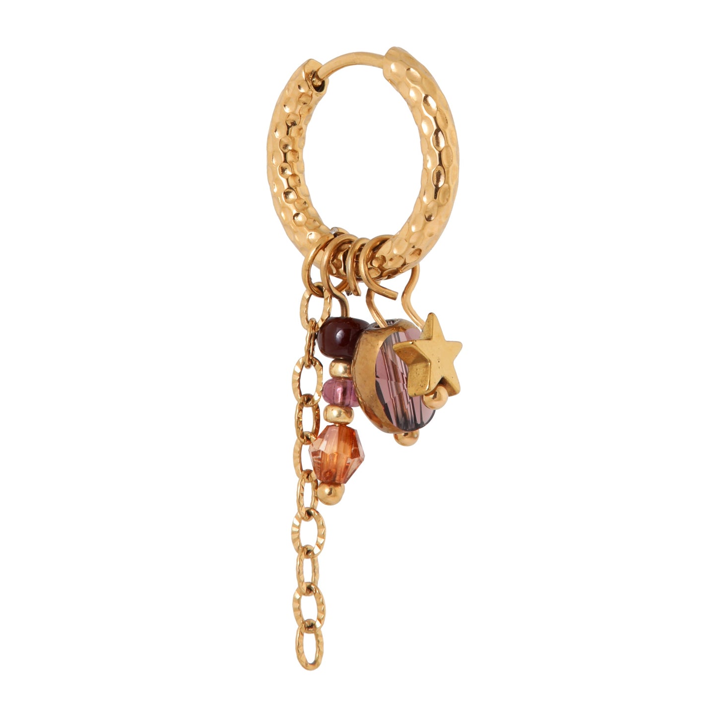 Oorbel Single Hoop Billy-gold