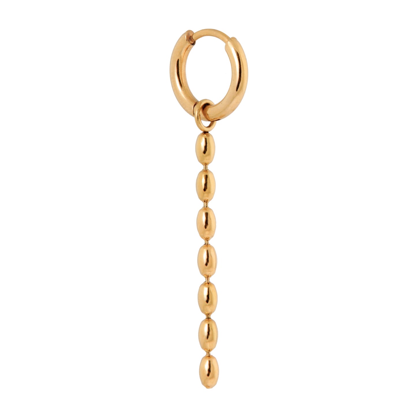 Oorbel Single Hoop Bones-gold