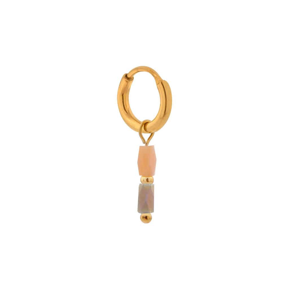 Oorbel Single Hoop Terra Natural-gold