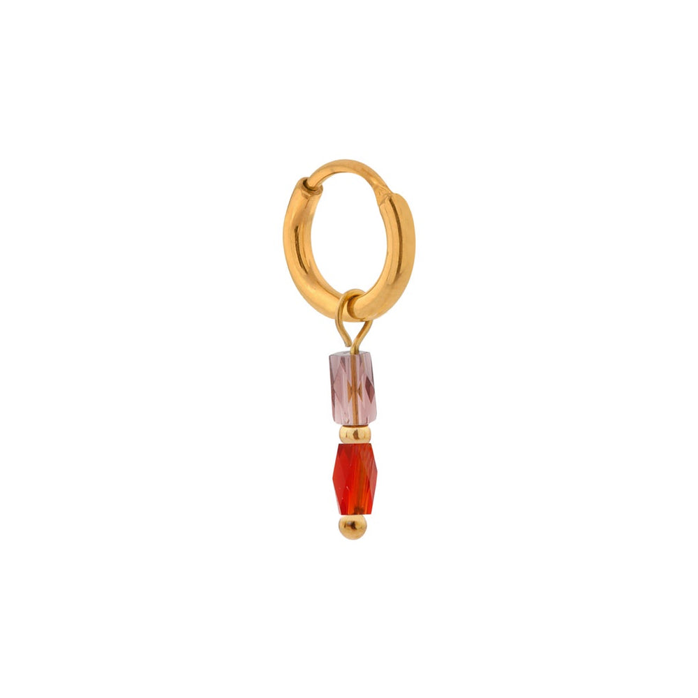 
                      
                        Oorbel Single Hoop Terra Red-gold
                      
                    