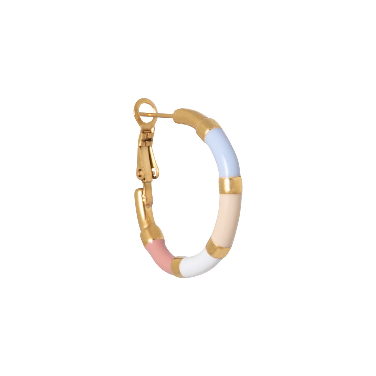 Oorbel Single Hoop Greek Hoola-gold