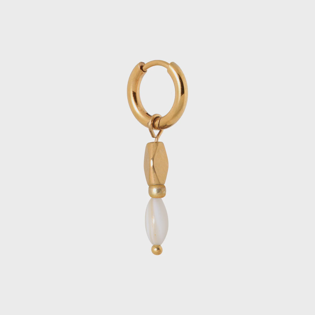 Oorbel Single Hoop Medusa-gold