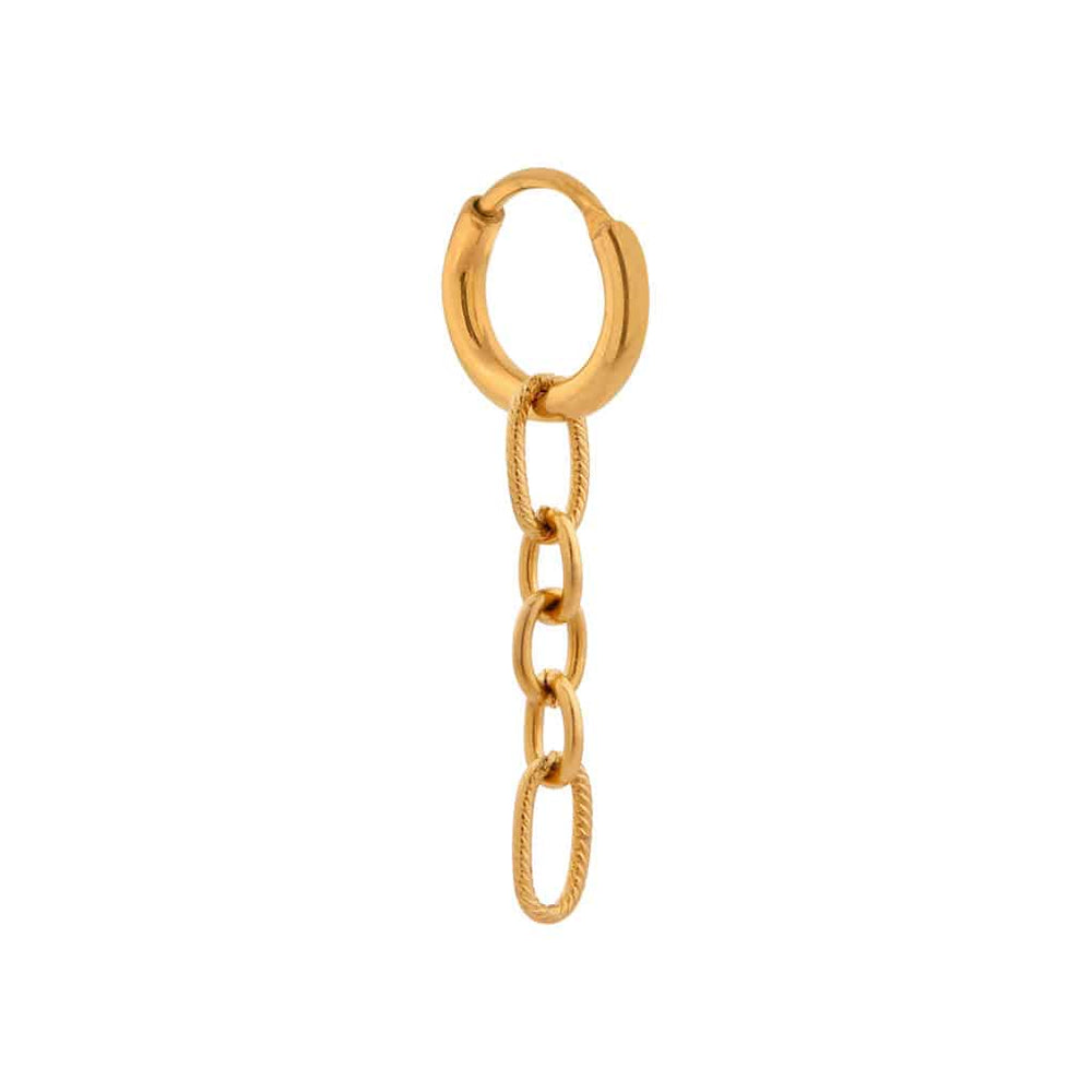 Oorbel Single Hoop Sisi-gold