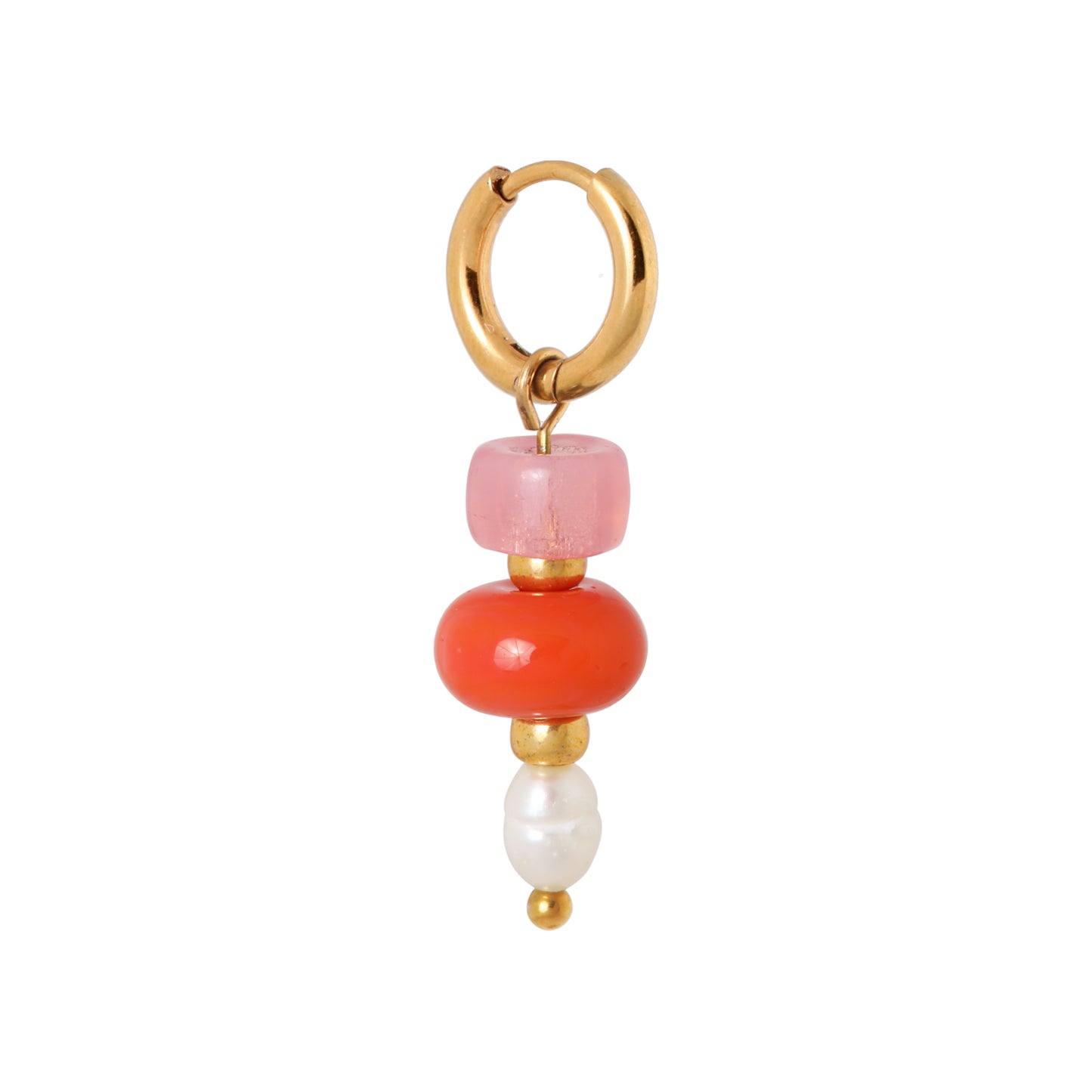 Oorbel Single Hoop Sunset Sorbet-gold
